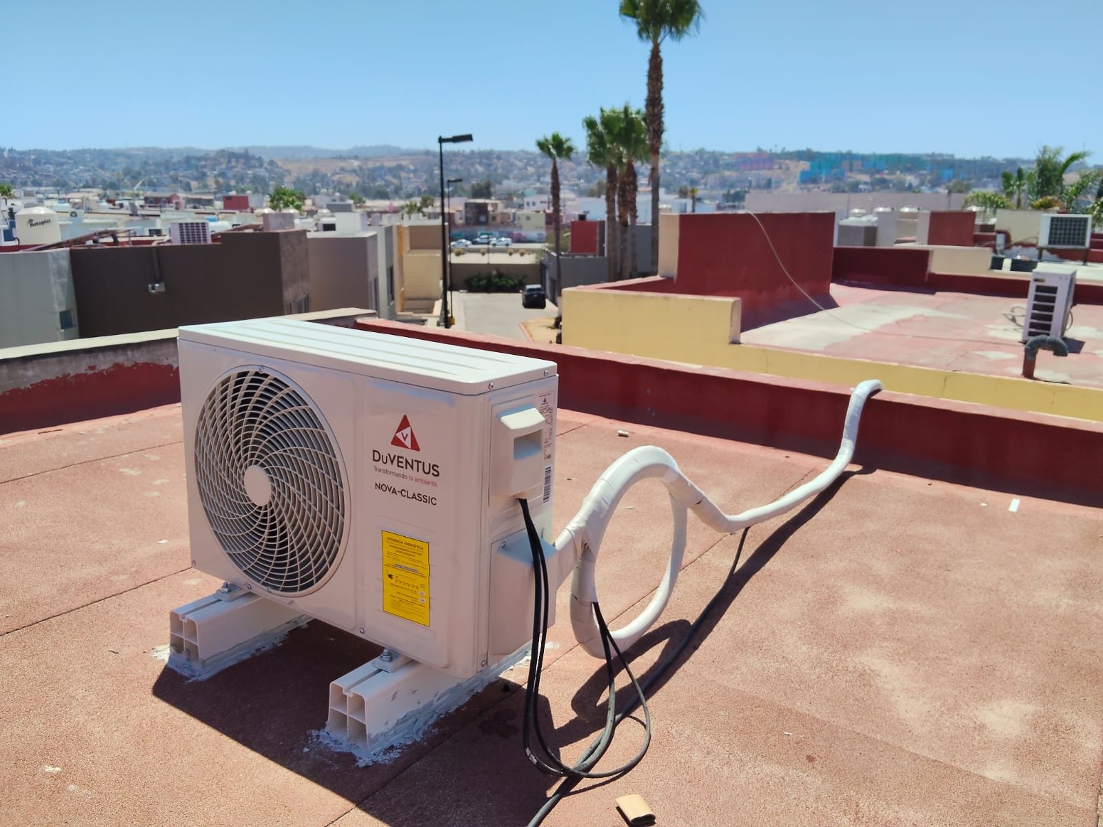 Instalación de equipo de aire acondicionado